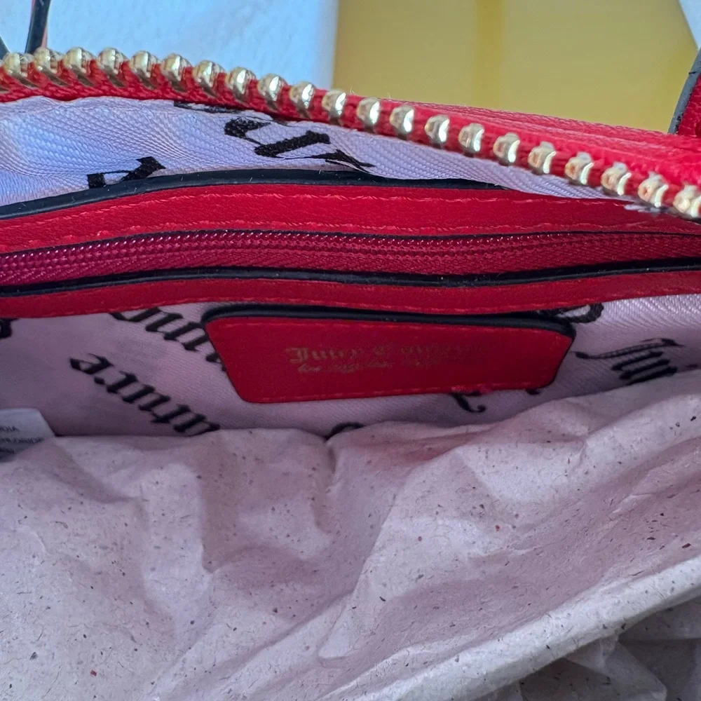 Juicy Couture Sweet N Juicy Strawberry Mini Barrel Bag w/ coin pouch - Picture 6 of 7